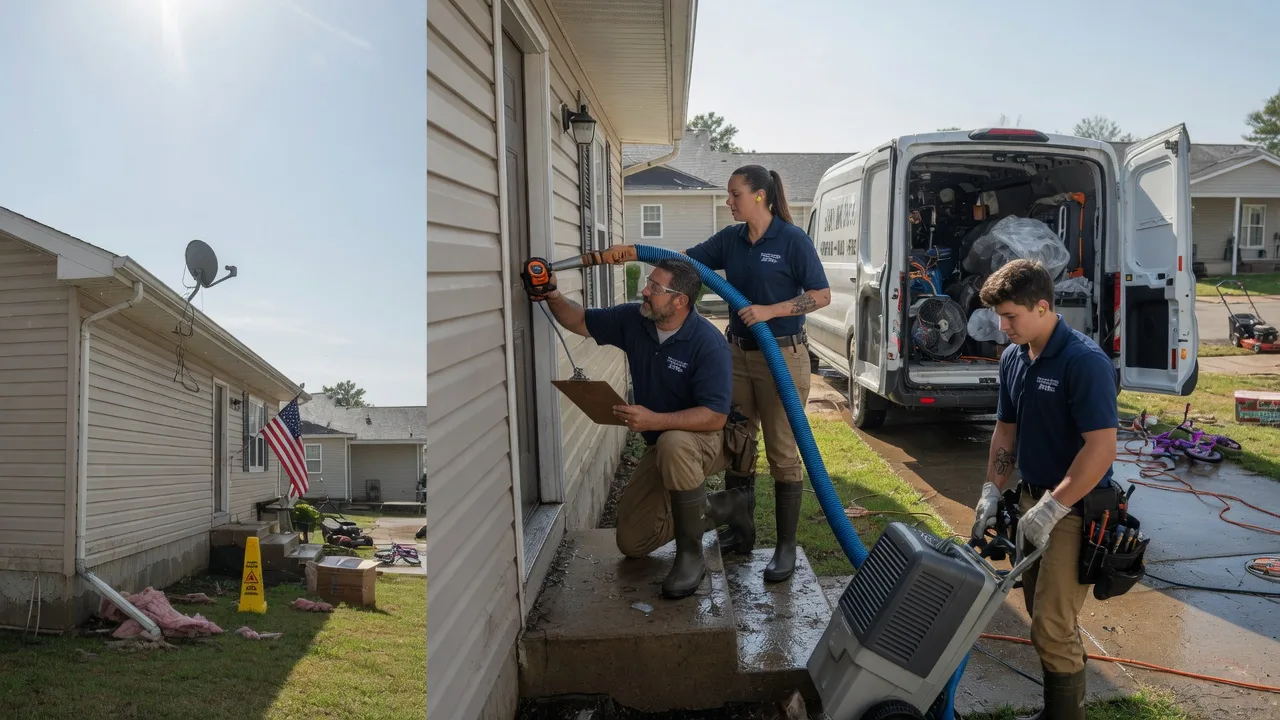 Ceiling Water Damage Restoration in Florence, TX near me